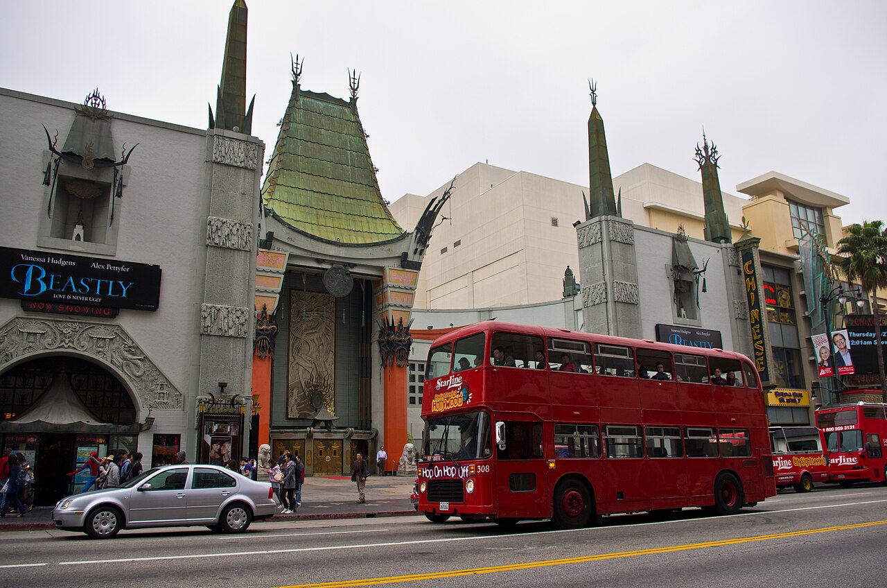 Grauman’s Chinese Theatre on Hollywood Boulevard.
